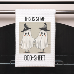 Halloween Sarcastic  Quote Dish Towel | Halloween Funny Kitchen Towel Sayings | Gift for Halloween Lover or Cook | Funny Bathroom Hand Towel