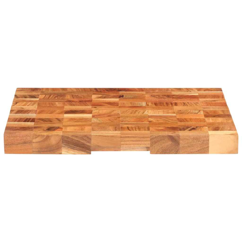 vidaXL Chopping Board 23.6"x15.7"x1.5" Solid Wood Acacia.