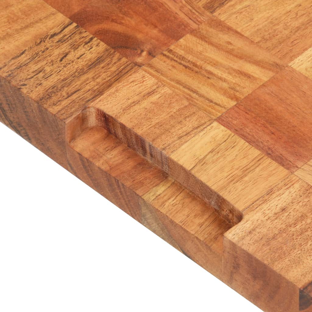 vidaXL Chopping Board 23.6"x15.7"x1.5" Solid Wood Acacia.