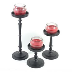 Vibhsa Pillar Candle Holder Sets of 3