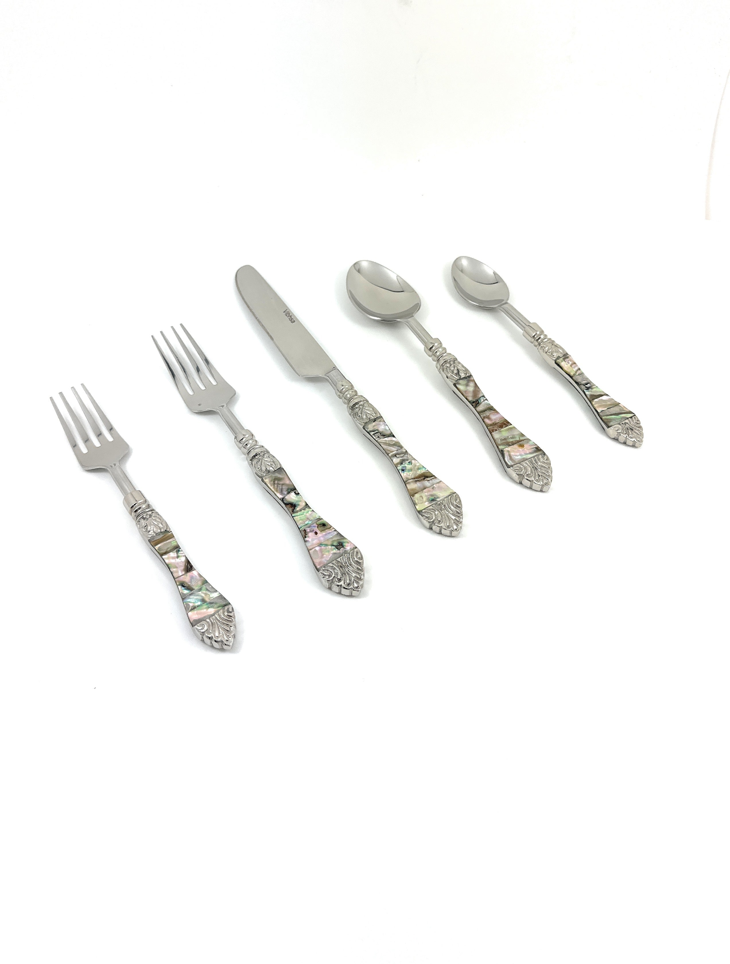 Stainless Steel Flatware set of 20 with Seap work Handle