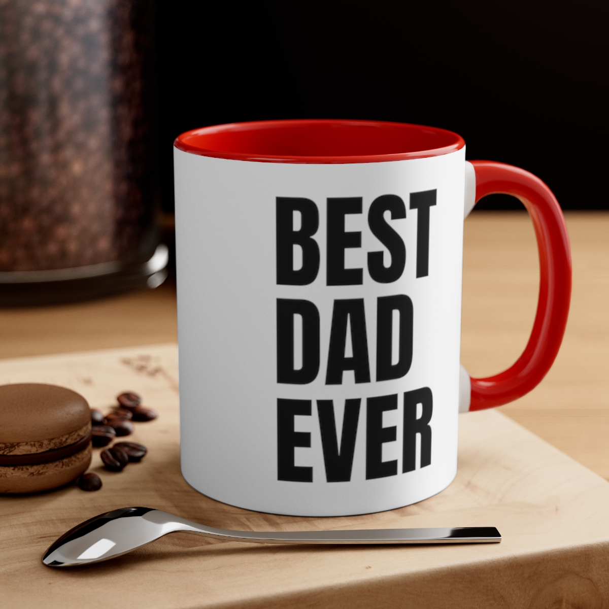 Best Dad Ever Mug Funny Father's Day Gift For Dad Accent Coffee Mug, 11oz.