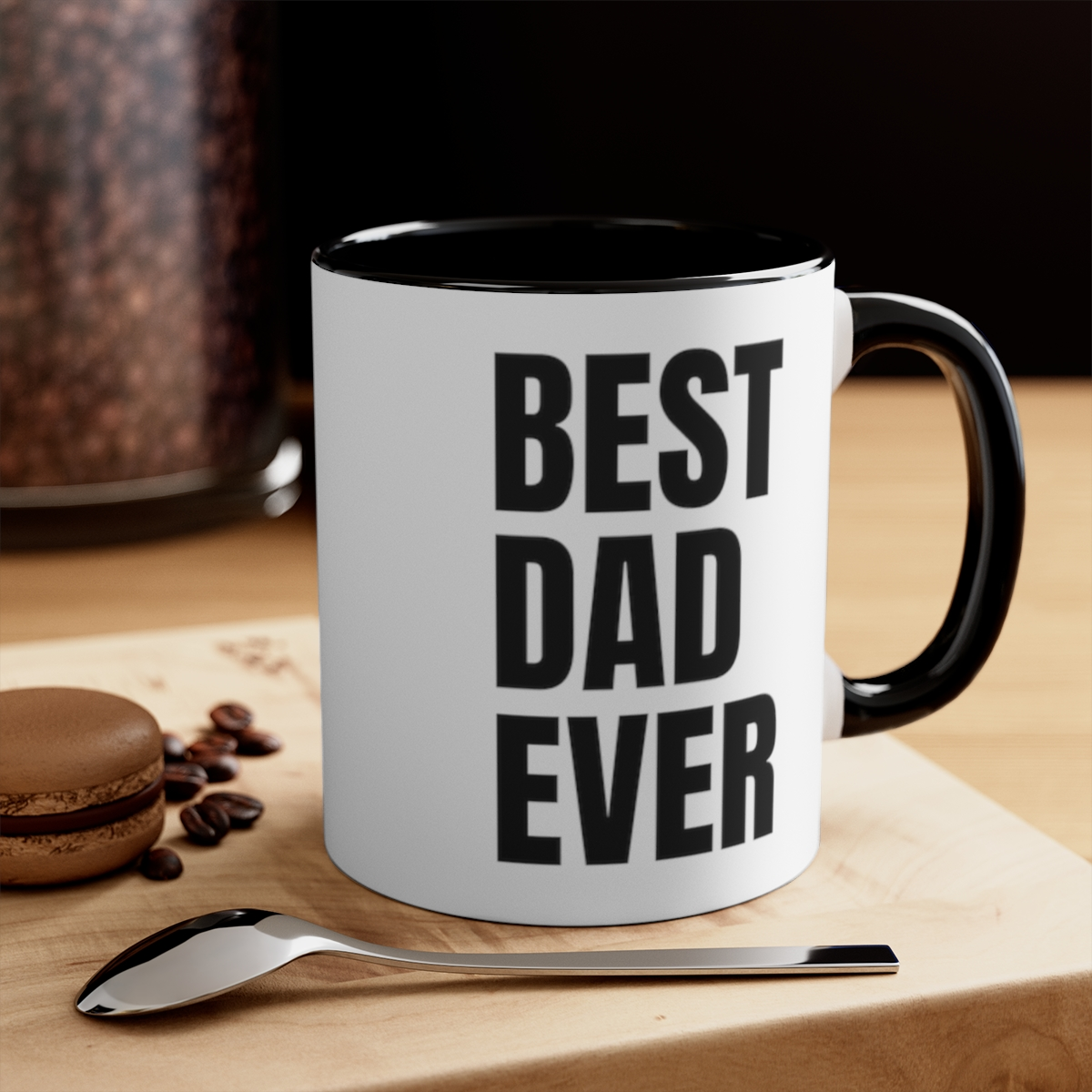 Best Dad Ever Mug Funny Father's Day Gift For Dad Accent Coffee Mug, 11oz.