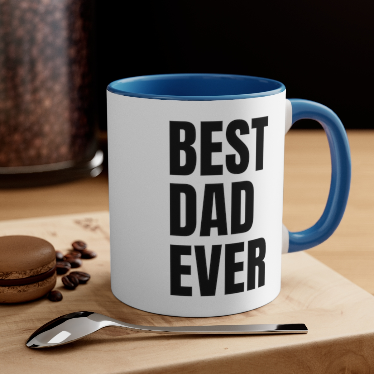 Best Dad Ever Mug Funny Father's Day Gift For Dad Accent Coffee Mug, 11oz.