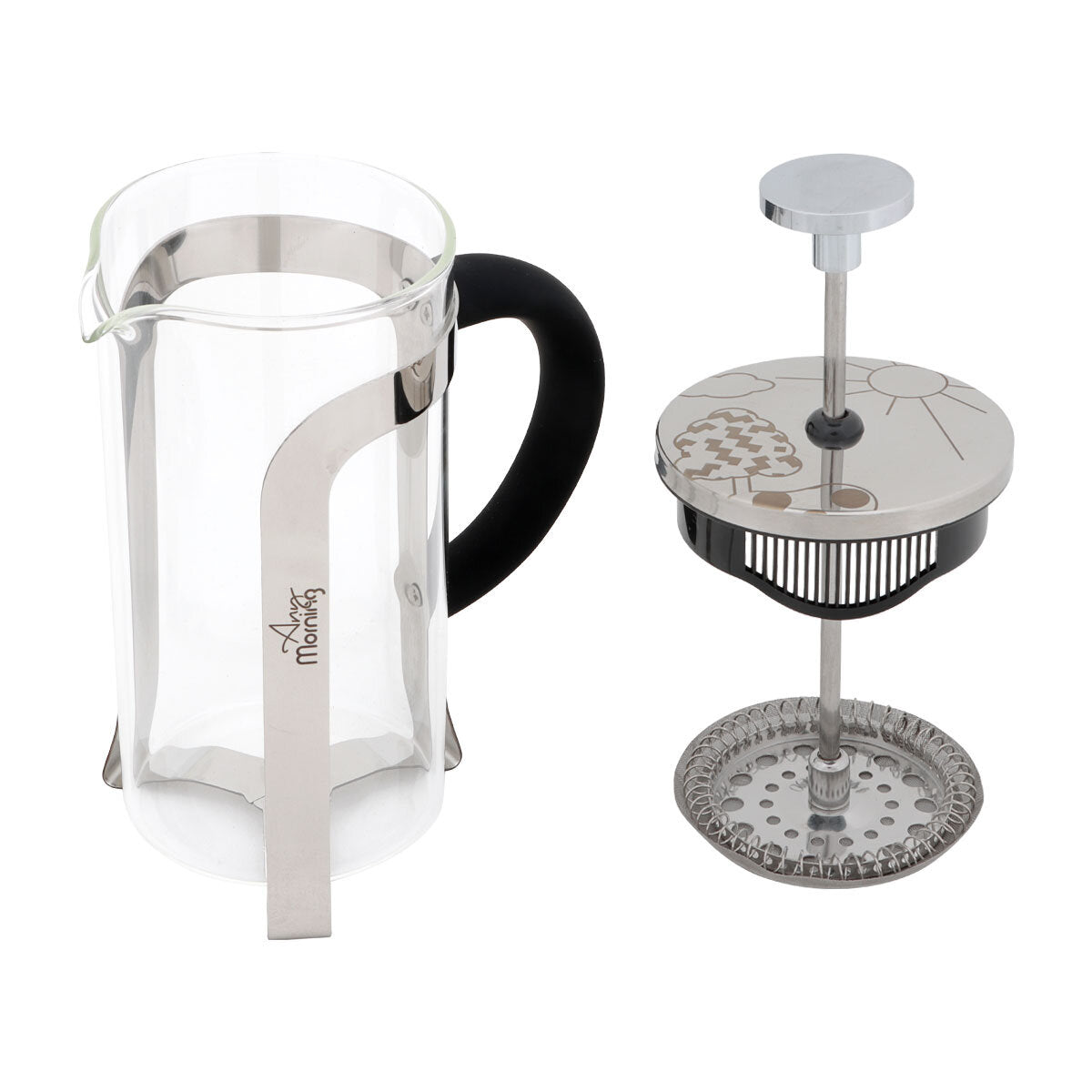 Any Morning FY450 French Press Coffee and Tea Maker 600 ml - 20 oz.