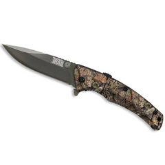 Scipio FAB041M Ghost Sidewinder Camo Assisted-Opening Knife 3.35-Inch Blade Steel Pocket Folding Knife - Mossy Oak(R)