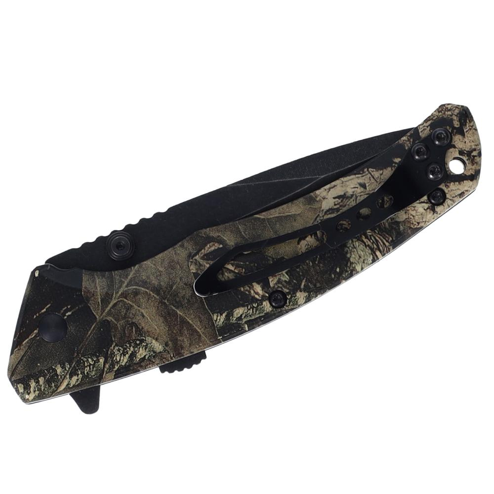 Scipio FAB041M Ghost Sidewinder Camo Assisted-Opening Knife 3.35-Inch Blade Steel Pocket Folding Knife - Mossy Oak(R)