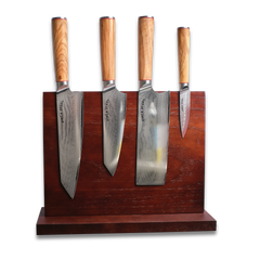 KC Series |Mia Five - Essential 5 pcs Knife set | 4 Knives with Magnetic Wood Block