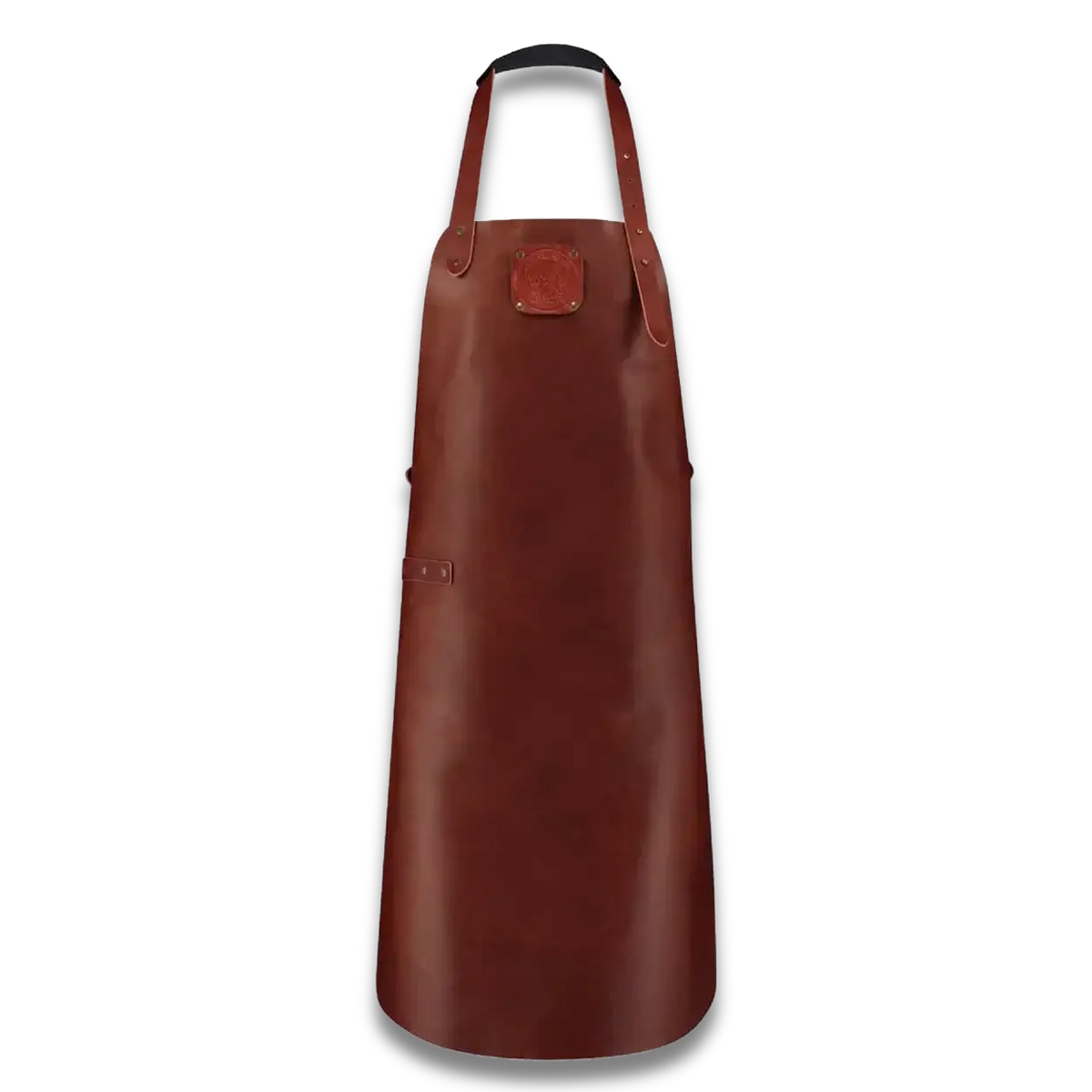 WITLOFT - Classic Leather Apron 62W x 72H cm (Approximately 24.41 inches wide by 32.28 inches high) Handmade in the Netherlands from 100% cowhide leather This classic leather apron is made from the best European leather. Quality Guarantee