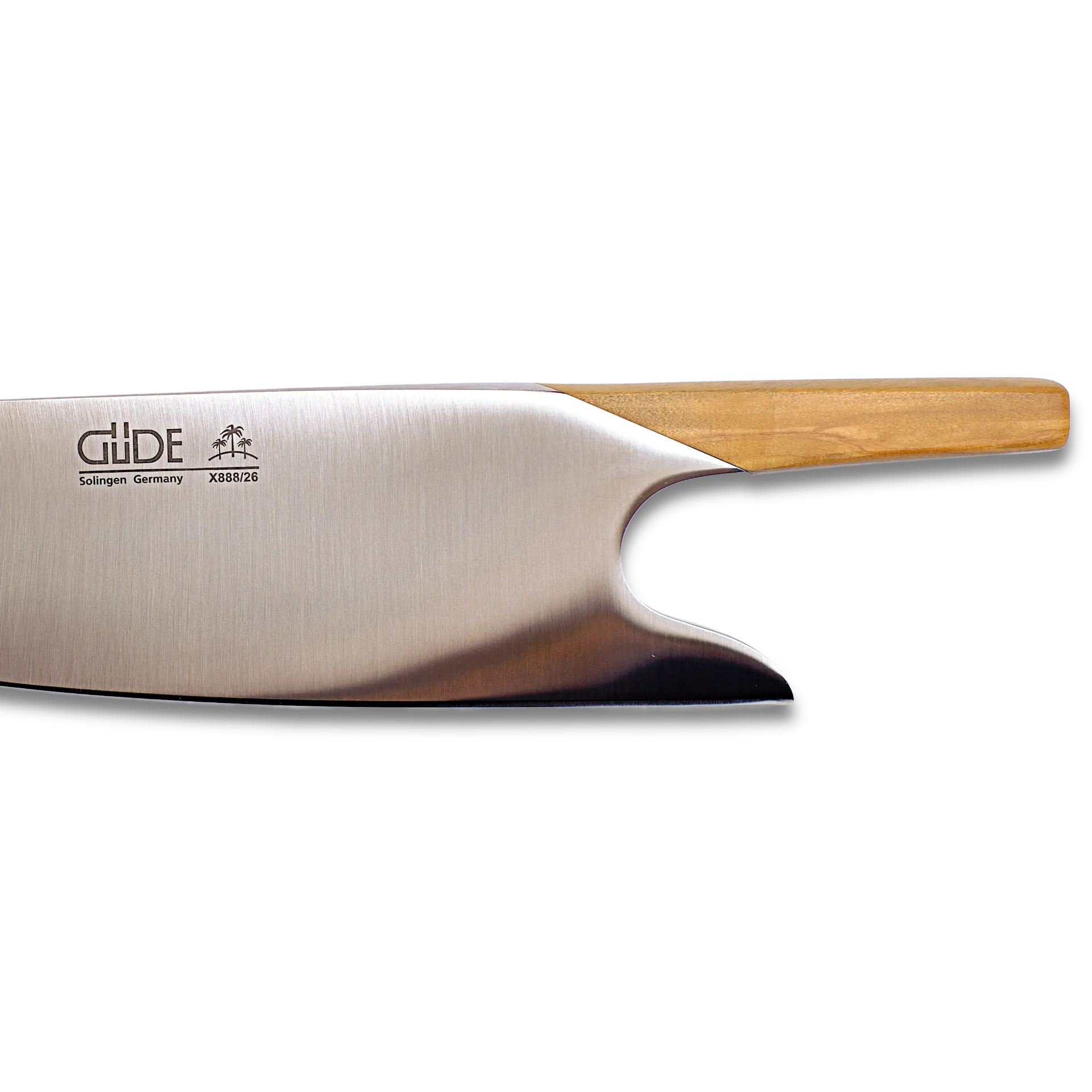 GÜDE SOLINGEN | The Knife Set X1 Forged 10" Blade With Olive Wood Handle.