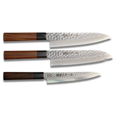 Ginza Steel Sandvik Knife Bundle X3