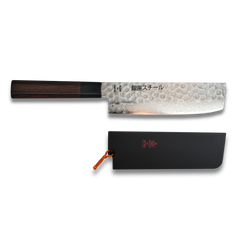 Zen Saya Elite Knife Set - Tsumugi Nakiri Knife with Saya