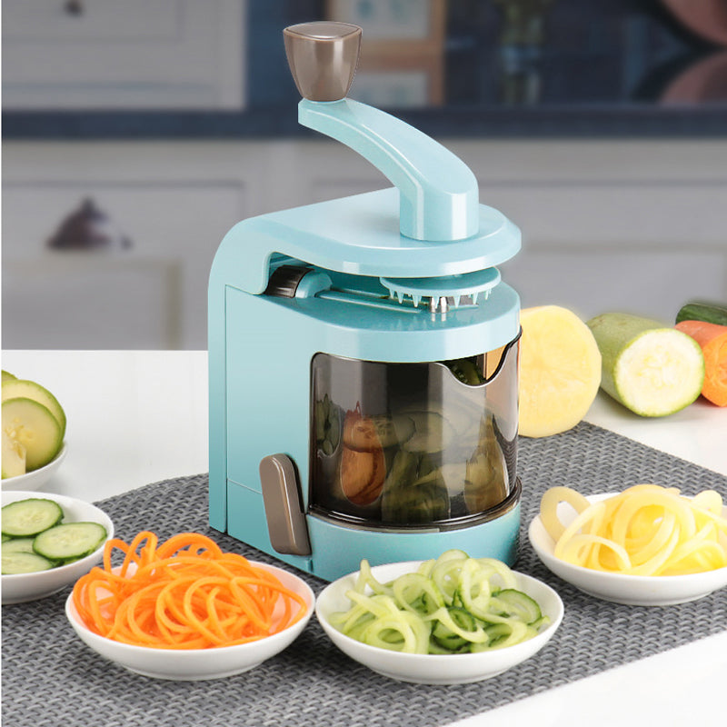 Top Chef Spiralizer Hand Cranked Salad Maker is ready