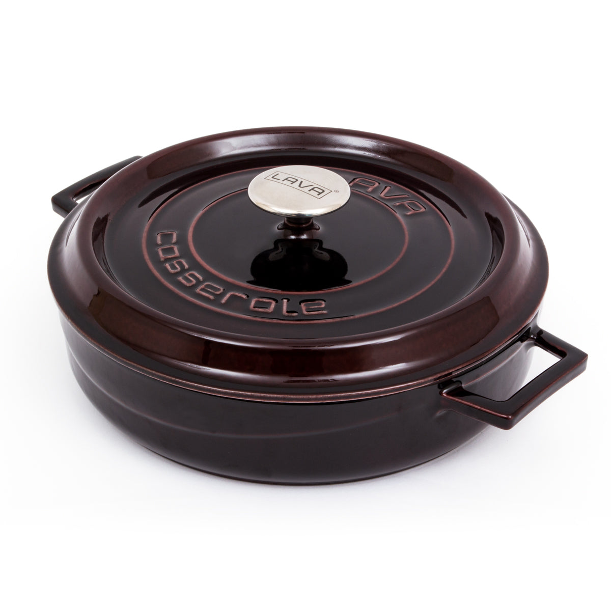 LAVA Premium Multipurpose Round Cast Iron Dutch Oven 11 in / 28 cm