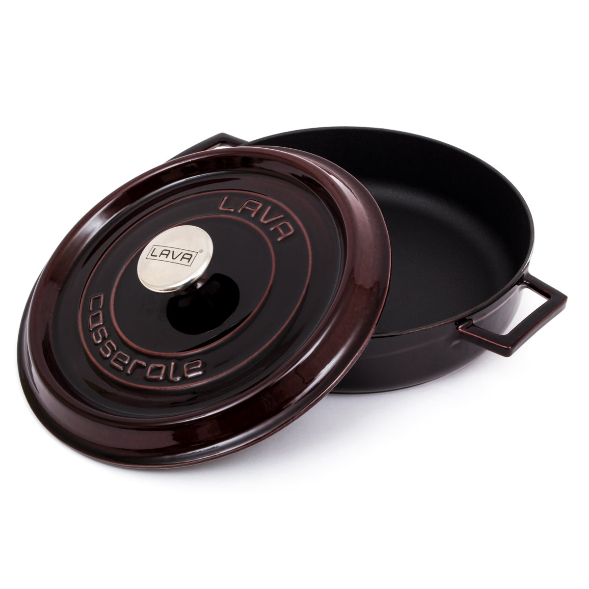 LAVA Premium Multipurpose Round Cast Iron Dutch Oven 11 in / 28 cm