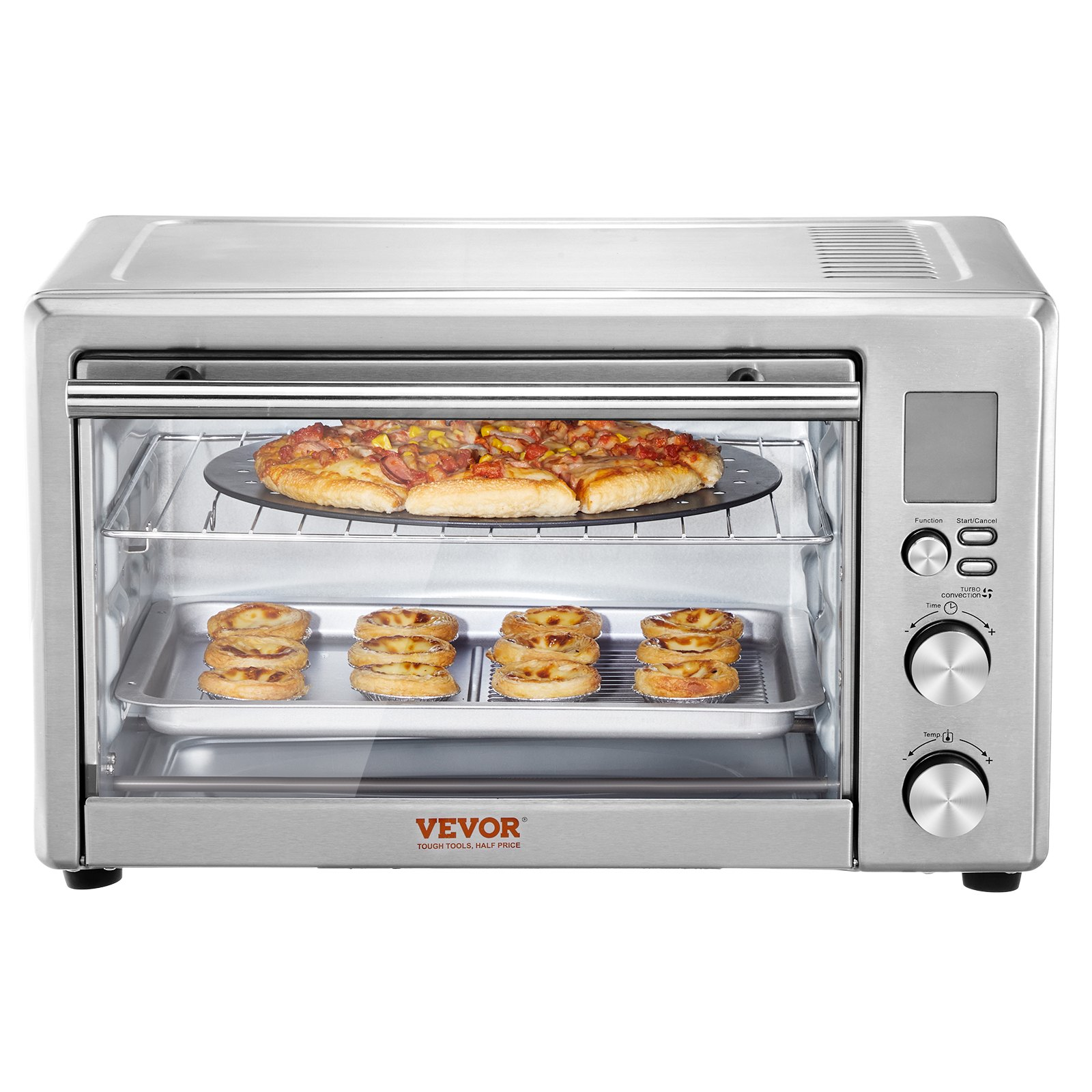 VEVOR 13-IN-1 Air Fryer Toaster Oven 28L 1800W Convection Oven for Home Use