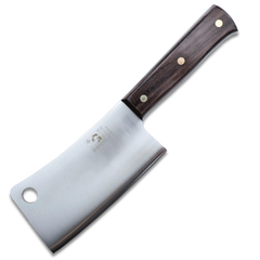 Grohmann 🇨🇦 | Chef's Cleaver 6" Blade Rosewood Handle | Full tang