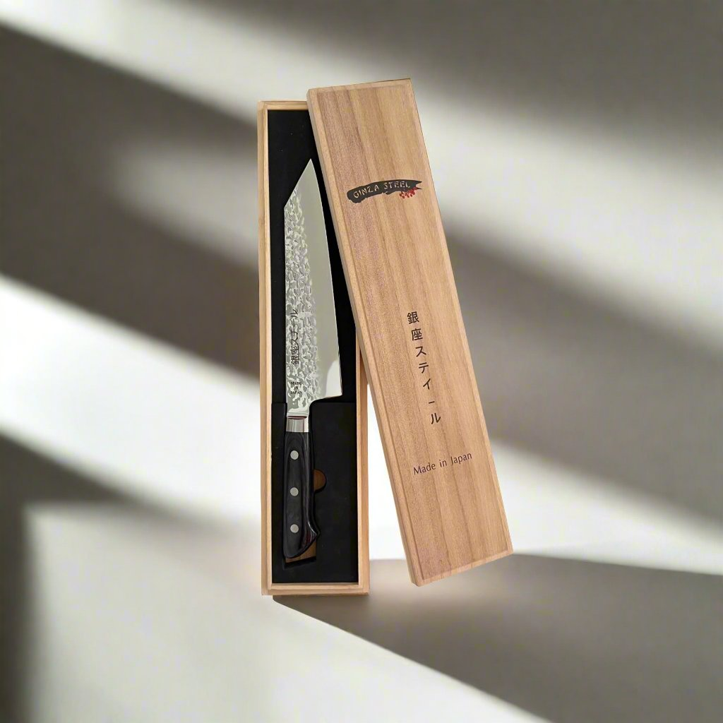 Kiritsuke Chef and Petty Knife Duo - Handmade in Japan