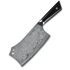 HAGAKURE Y | Chopping Knife 7" Damascus AUS 10 Steel