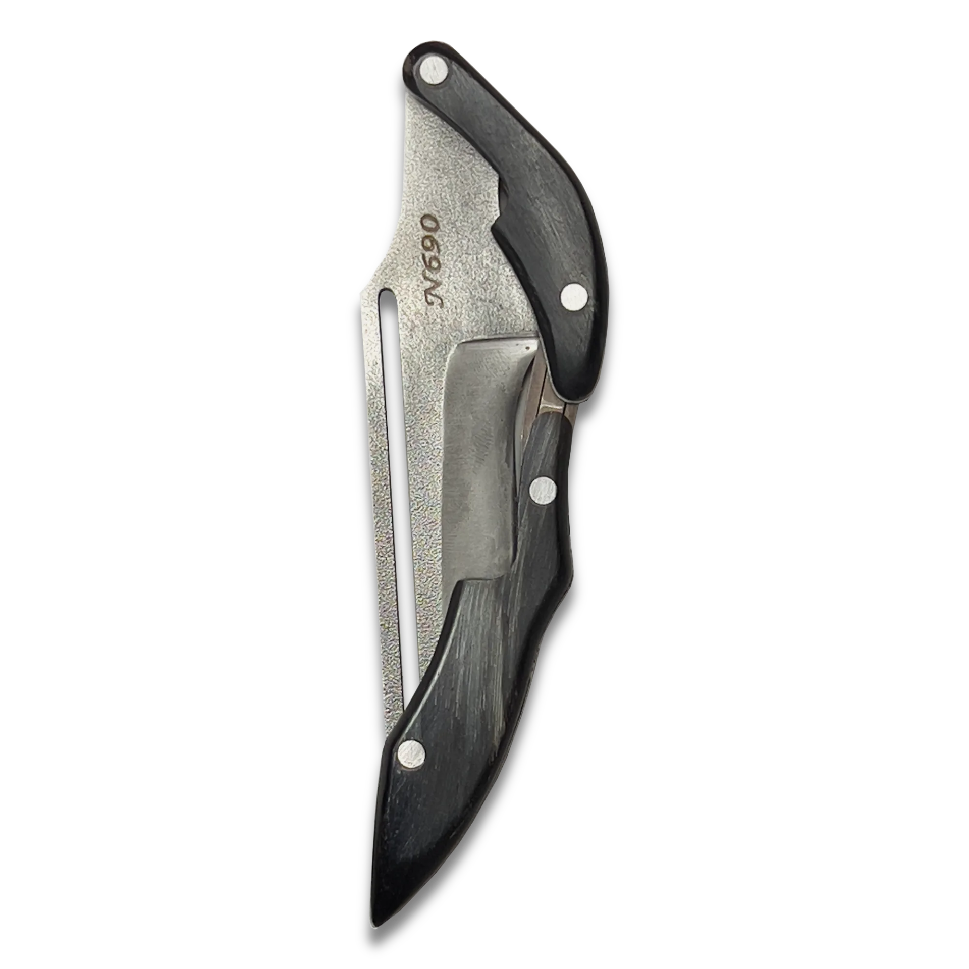 Ginza Steel - X Fold N690 Blade Folding Knife with Ram Horn handle