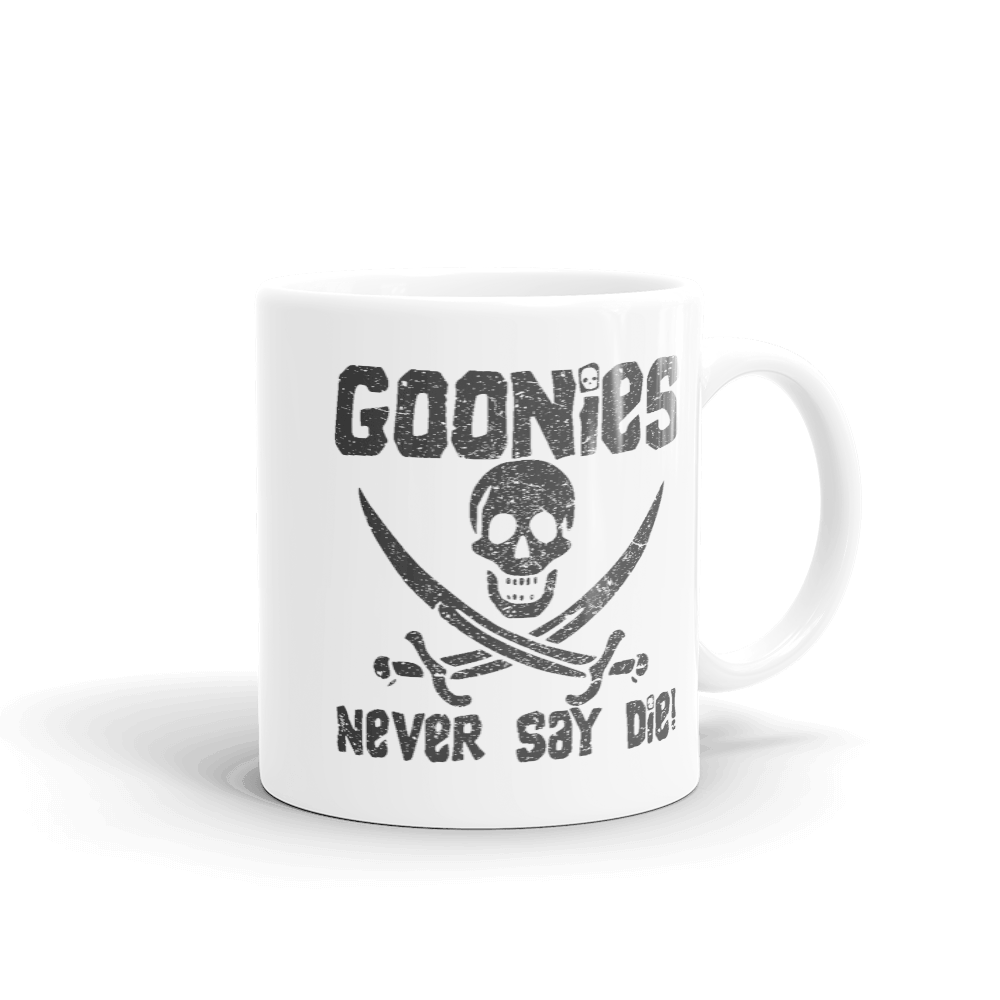 The Goonies Never Say Die Distressed Mug