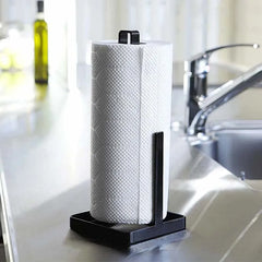 Kitchen Roll Paper Towel Holder Bathroom Tissue Stand Black And White Napkins Rack Home Kitchen Storage Accessories