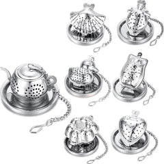 Stainless Steel, Tea Infuser w Tray, Tea Strainer, Herbal Filter.