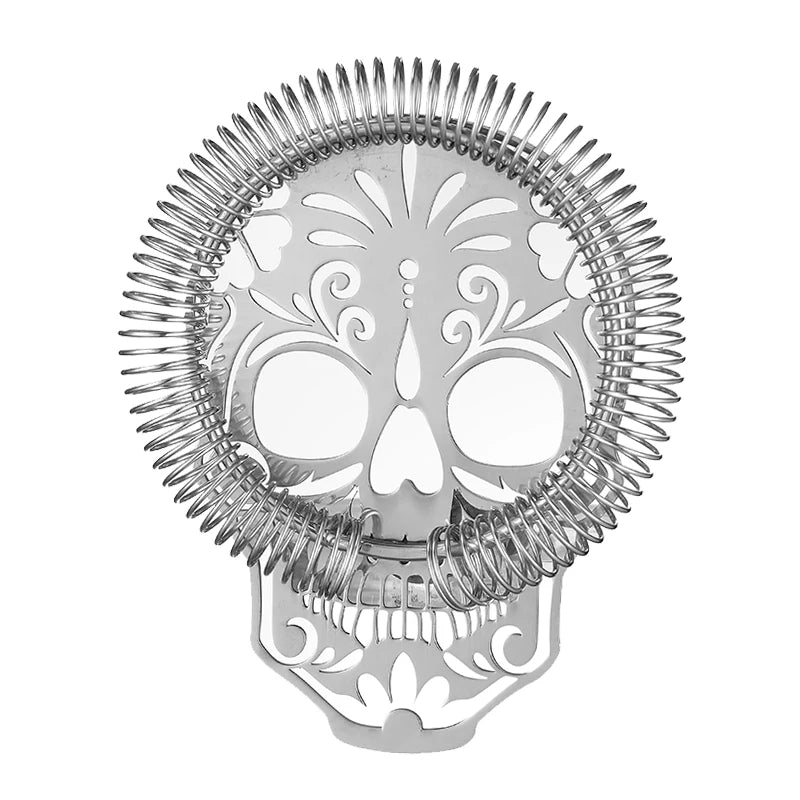 Skull Shape Bar Cocktail Strainer Stainless Steel Bar Tool