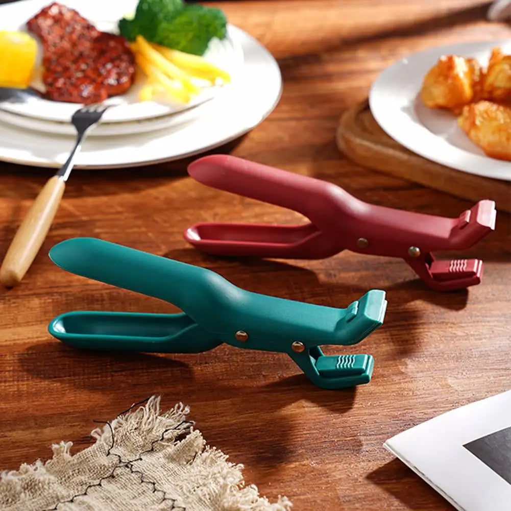 Multi-Purpose Anti-Scald Bowl Holder Clip for Kitchen Hot Meal Bowls. Tongs Gripper Silicone Anti-scalding.