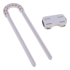 2PCS/Set Drawer Door Cabinet Cupboard Safety Locks. Baby Kids Safety Plastic U Shaped Locks.