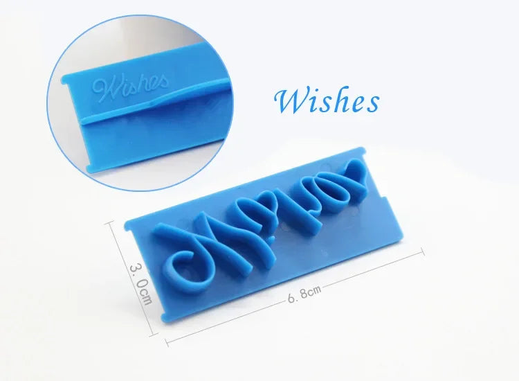 1 Six Pcs. Set Cake Baking Molds, Cookie Press Stamp. Embosser Cutter Fondant Mold. Cake Decorating.