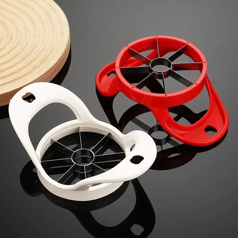 Stainless Steel Ultra-Sharp Apple Cutter Kitchen Assist Apple Slicer Fruit Divider Tools Comfort Handle Large Apple Corer Gadget.