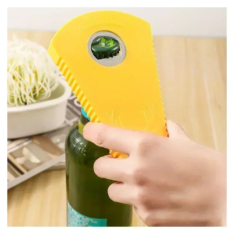 1PC Portable Bottle Opener Universal Can Opener Non-slip Labor Saving Twist Bottle Cap Beer Open Cap.