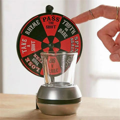 Beer Wine Board Game Pointer Shot Spinner Party Game Glass Cup Kit Spin Drinking Game Table Home Entertainment Bar Tools