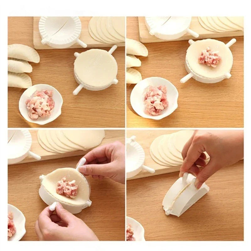 3PC Set Dumpling Molds, Press Ravioli Dough, Pastry Pie, DIY Dumpling Maker, Gyoza Mold, Tool Easy Dumpling Mold.