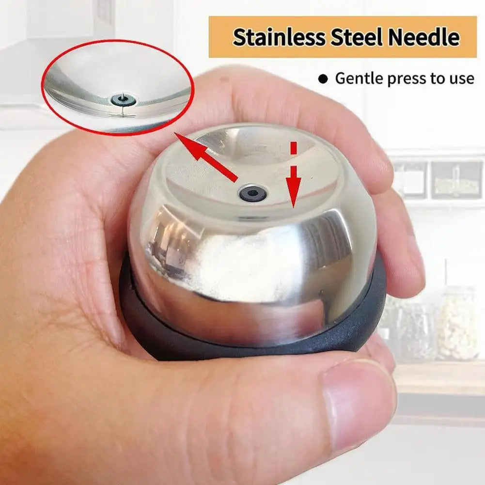 Egg Piercer for Raw Eggs Stainless Steel Needle Egg Punch, Egg Hole Puncher For Easy Peeling Boiled Egg.