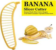 2Pcs Banana Slicer-perfect for fruit salads. Plastic Banana Fruit Slicer, Cutter, Chopper.