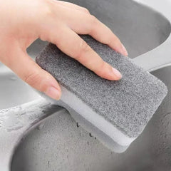 Three Layers Cleaning Sponges, Reusable Pan Pot Dishwashing Scouring Pads Household Kitchen Sponge.