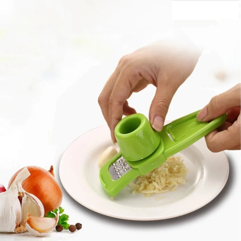 1pc Multi-functional Garlic Crusher. Grinder Manual Ginger Garlic Cutter. Garlic Peeler Press.