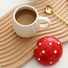 250ml / 8.4oz Coffee Mug with Mushroom Lid.