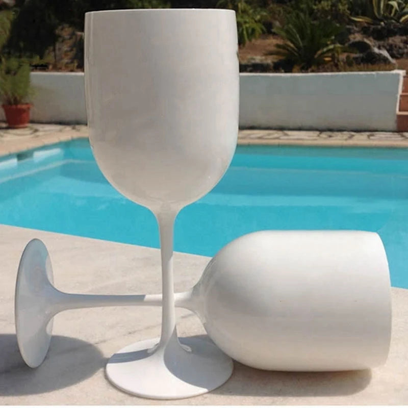 4Pcs Plastic Unbreakable And Shatterproof Wine Glasses