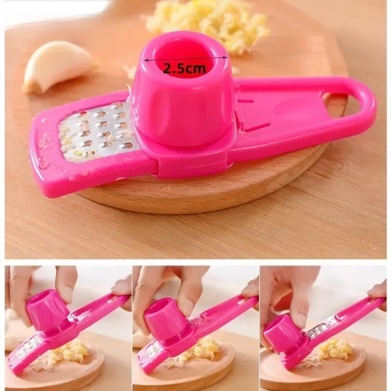 1pc Multi-functional Garlic Crusher. Grinder Manual Ginger Garlic Cutter. Garlic Peeler Press.