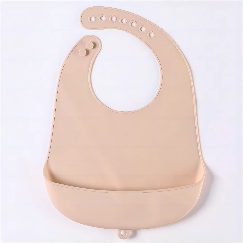 Food Grade Silicone Baby Eating Bibs. Easy to Clean. Silicone Drool Bibs