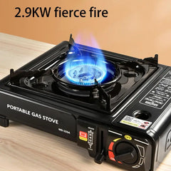 Mini Camping Fuel Efficient Stove With Automatic Ignition And Large Burner Flame.