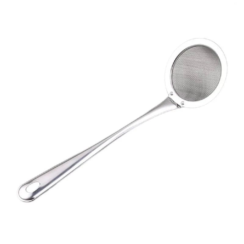 Filter Oil Skimmer Frying Pan Less Oil Spoon Oil Filter in Stainless Steel Hot Pot Spoon Filter Spoon Kitchen Accessories