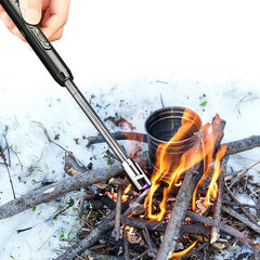 USB 360° Kitchen Candle, Gas Stove, Plasma Pulse Electric Arc Lighter. Outdoor Metal Windproof Igniter.