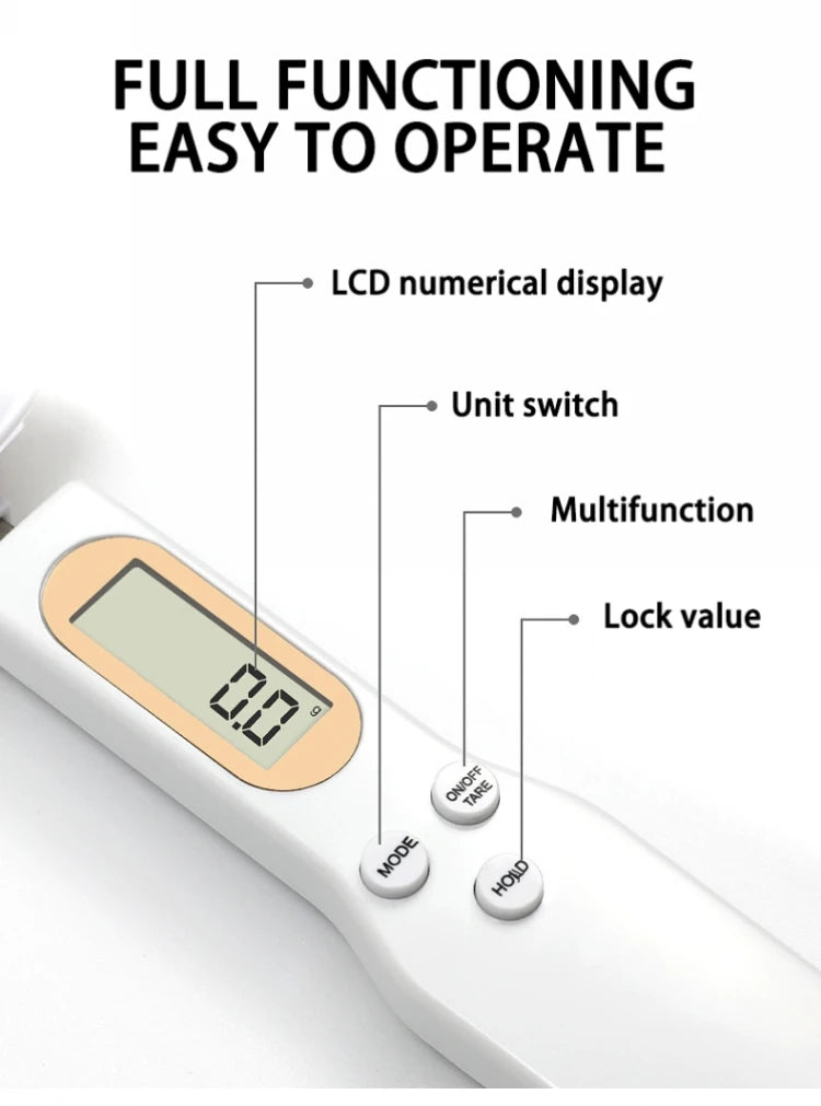 Digital Weighing Spoon Scale.