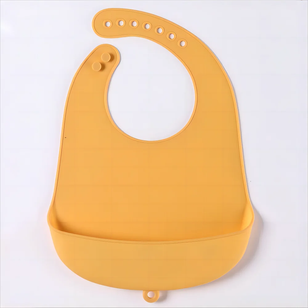 Food Grade Silicone Baby Eating Bibs. Easy to Clean. Silicone Drool Bibs