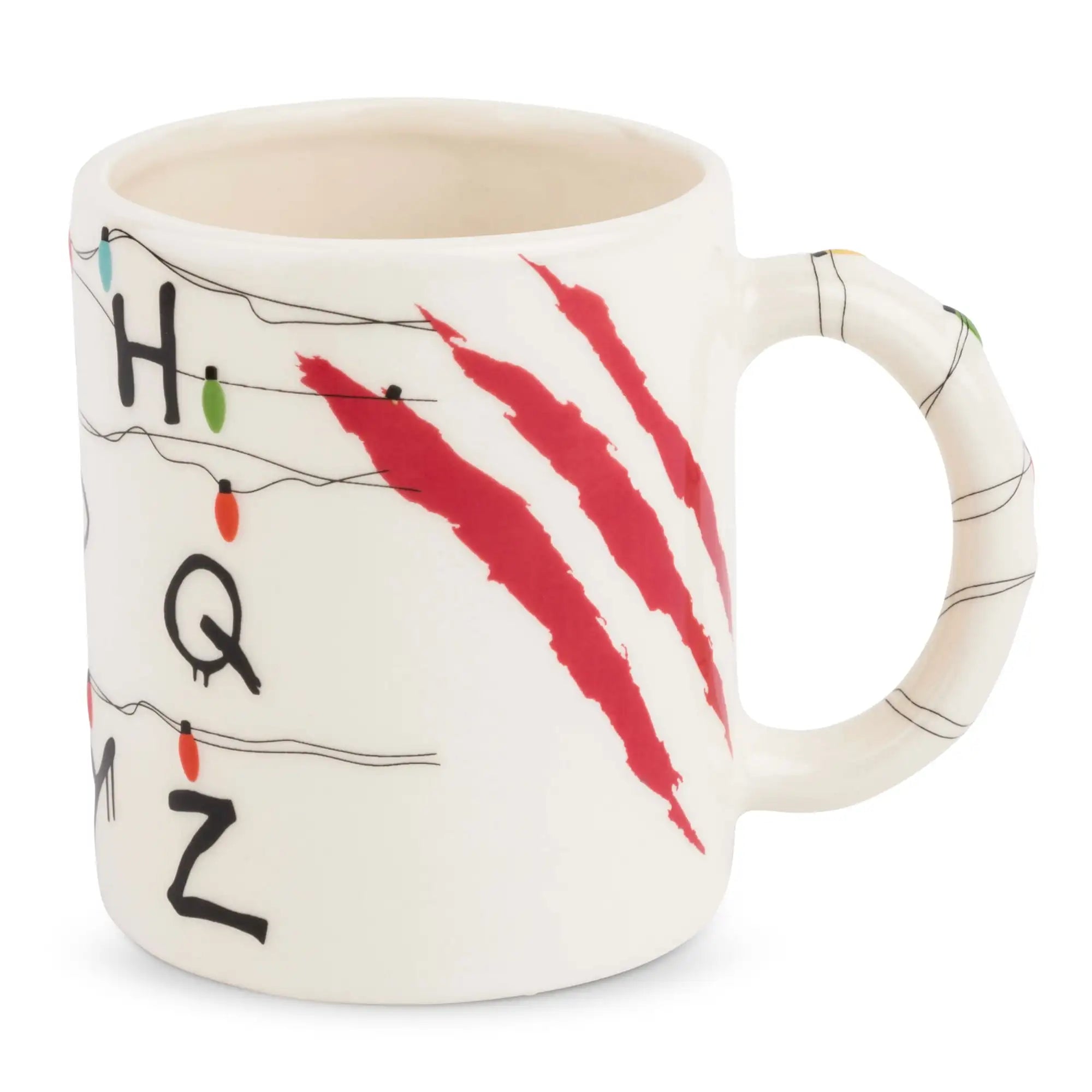 Stranger Things Alphabet String of Lights Coffee Mug.