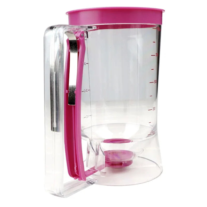 30.43oz - 900ml Handheld Manual Measuring Batter And Pastry Dispenser For Pancakes, Cupcakes And Cake Muffins Funnel.